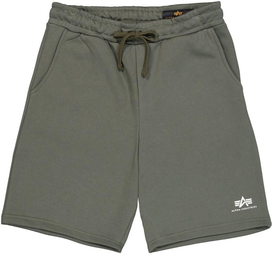 Alpha industries Sweatshorts met elastische band en tunnelkoord