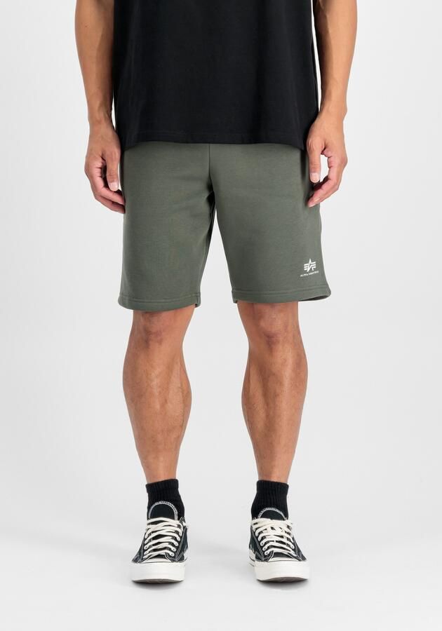 Alpha industries Sweatshorts met elastische band en tunnelkoord - Foto 6