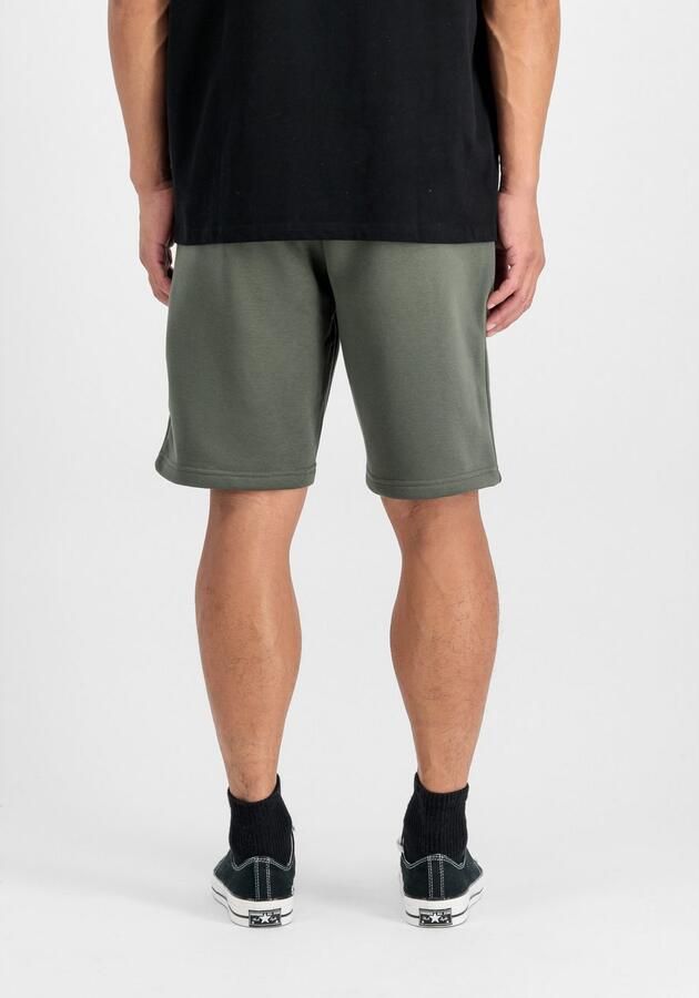 Alpha industries Sweatshorts met elastische band en tunnelkoord