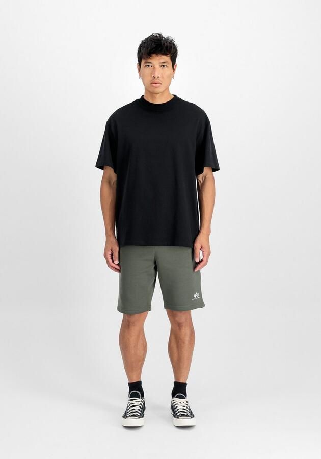 Alpha industries Sweatshorts met elastische band en tunnelkoord - Foto 2