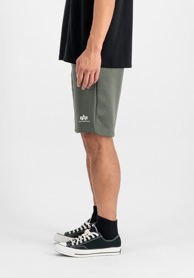 Alpha industries Sweatshorts met elastische band en tunnelkoord - Foto 4