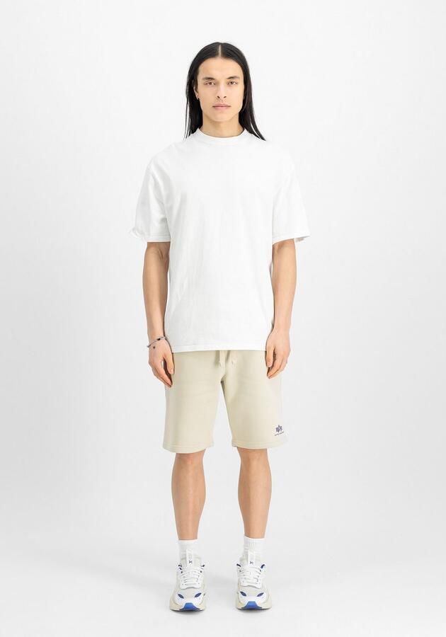 Alpha industries Sweatshorts met elastische band en tunnelkoord - Foto 3