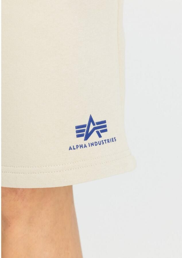 Alpha industries Sweatshorts met elastische band en tunnelkoord