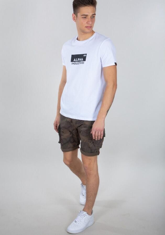 Alpha industries Short Crew Camo Groen Heren - Foto 4