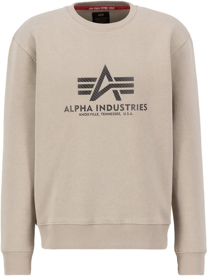 Alpha industries Sweatshirt met labelprint model 'CARBON' - Foto 6