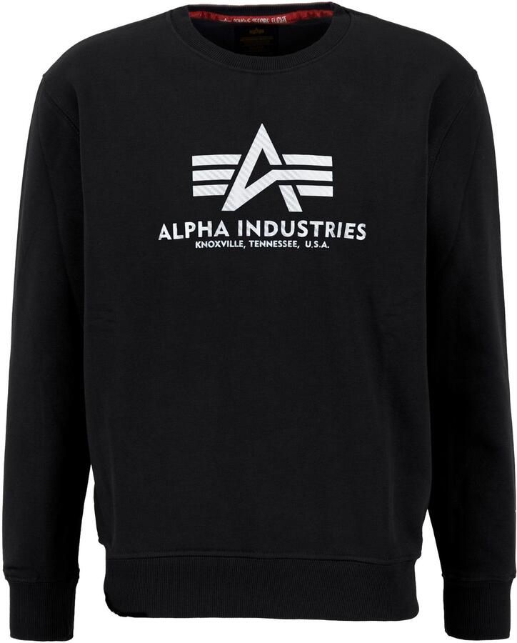 Alpha Industries Sweater Basic Sweatshirt Carbon - Foto 6