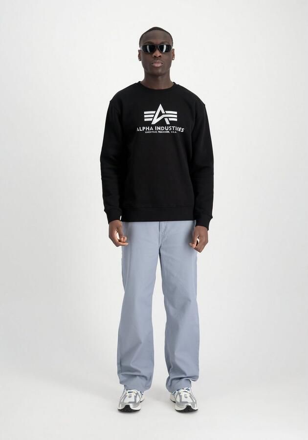 Alpha Industries Sweater Basic Sweatshirt Carbon - Foto 2