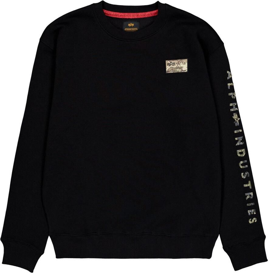 Alpha Industries Sweater Camo Sleeve Sweatshirt - Foto 6