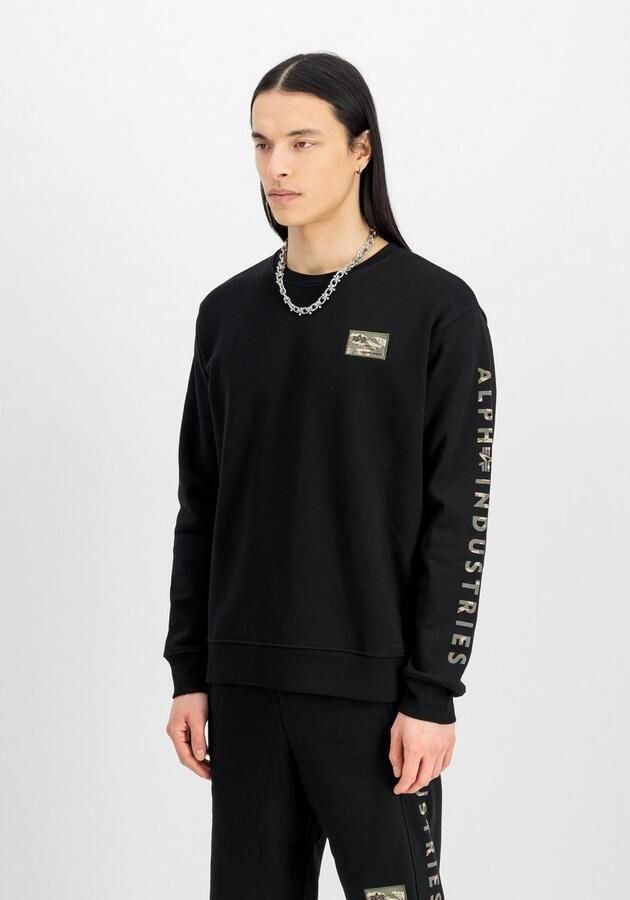 Alpha Industries Sweater Camo Sleeve Sweatshirt - Foto 4