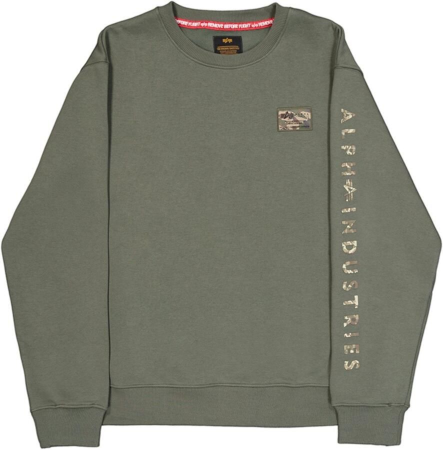 Alpha Industries Sweater Camo Sleeve Sweatshirt - Foto 5