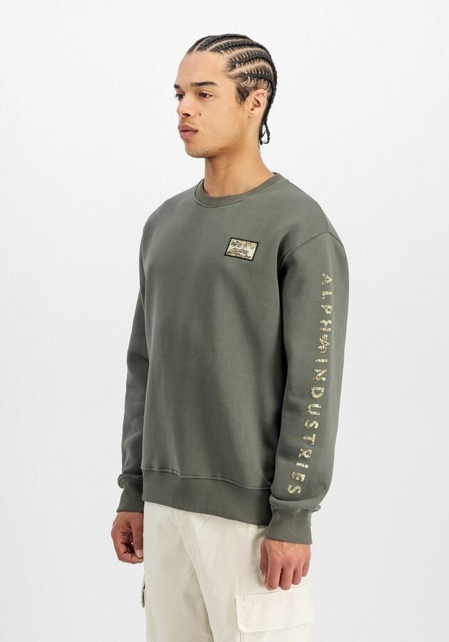 Alpha Industries Sweater Camo Sleeve Sweatshirt - Foto 3