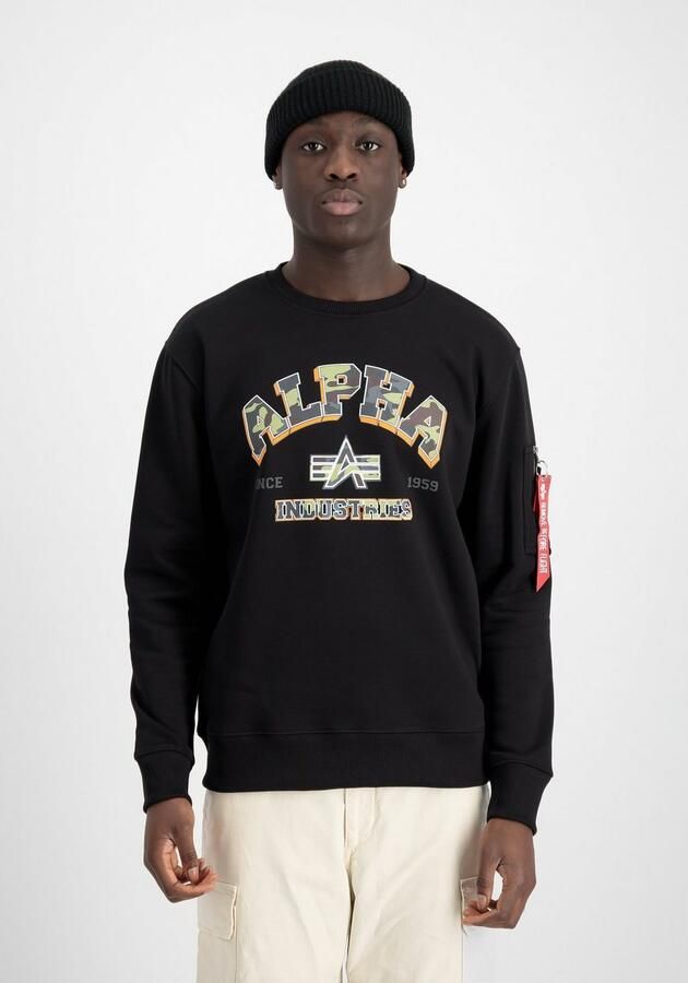 Alpha Industries Sweater College Camo Sweatshirt - Foto 6