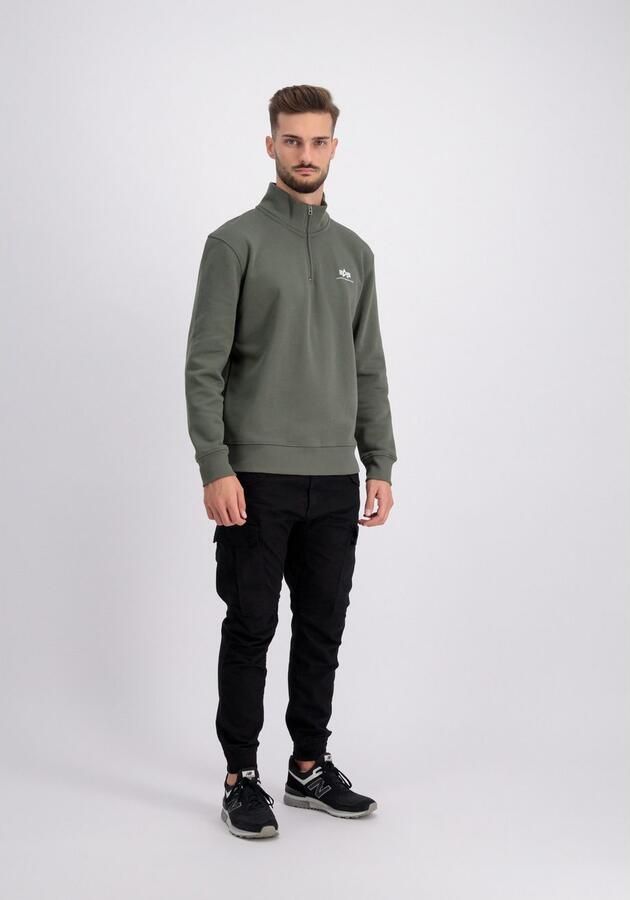 Alpha Industries Sweater Half Zip Sweatshirt SL - Foto 4