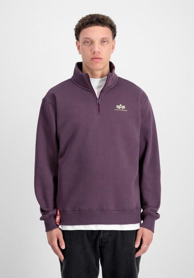 Alpha Industries Sweater Half Zip Sweatshirt SL - Foto 2