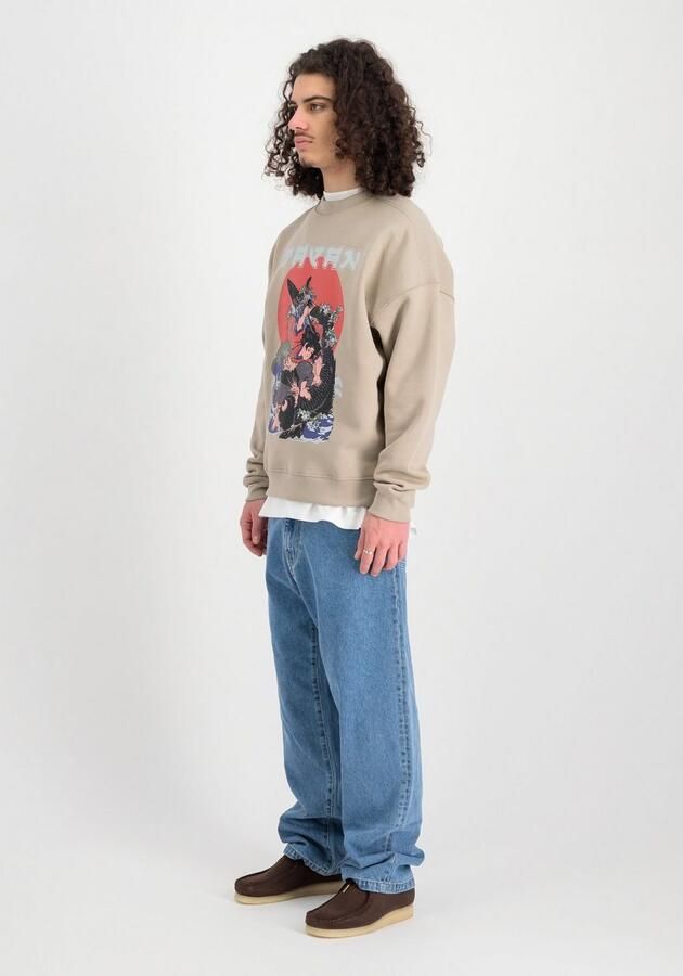 Alpha industries Vintage Japan Warrior Crewneck Sweatshirt Beige Heren - Foto 4