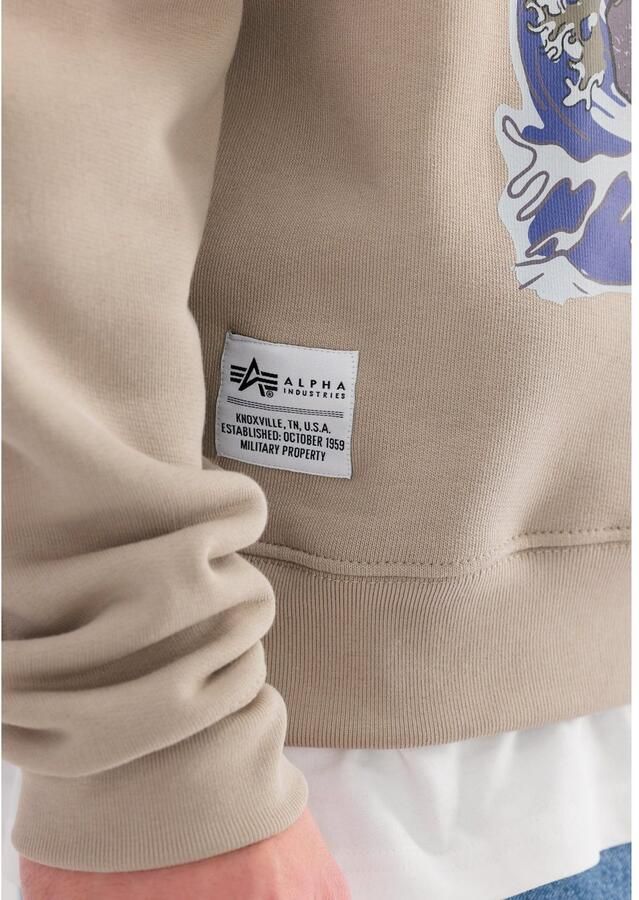 Alpha industries Vintage Japan Warrior Crewneck Sweatshirt Beige Heren