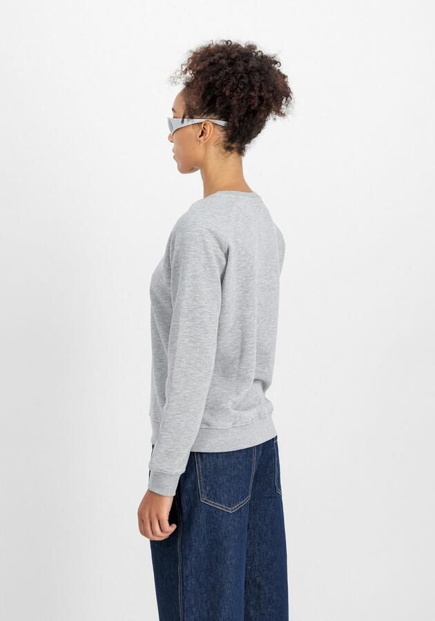 Alpha industries Bluza Nieuwe Basic Sweater 196031 Grijs Dames - Foto 5