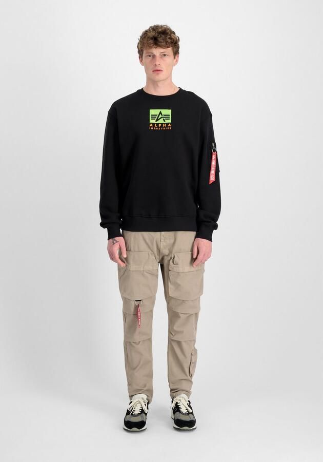 Alpha Industries Sweater Satin Logo Sweatshirt - Foto 4