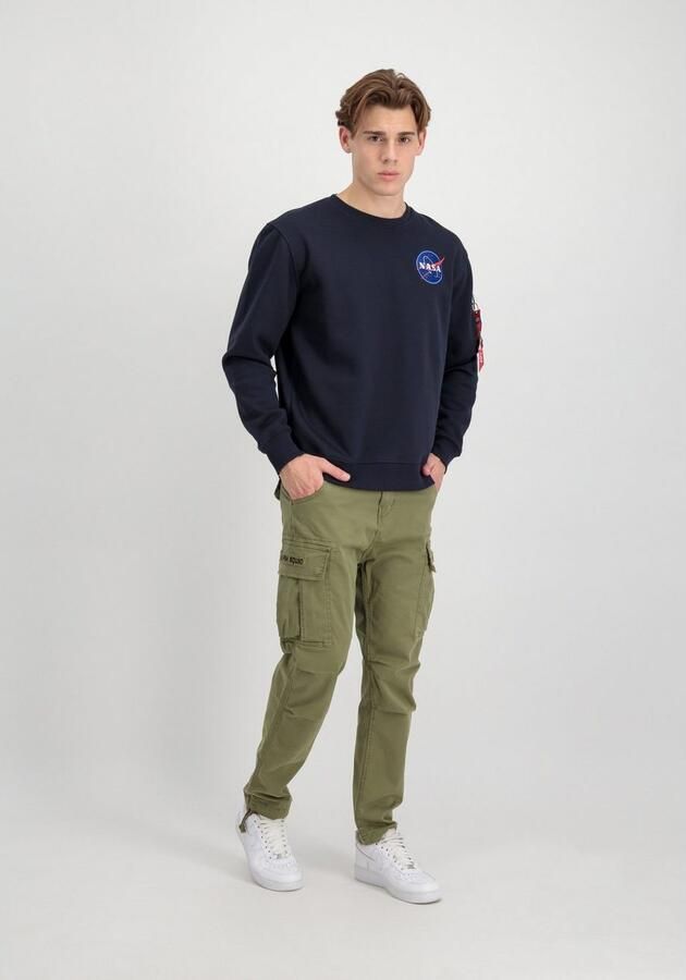 Alpha industries Blauwe Space Shuttle Crewneck Sweatshirt Blue Heren - Foto 6