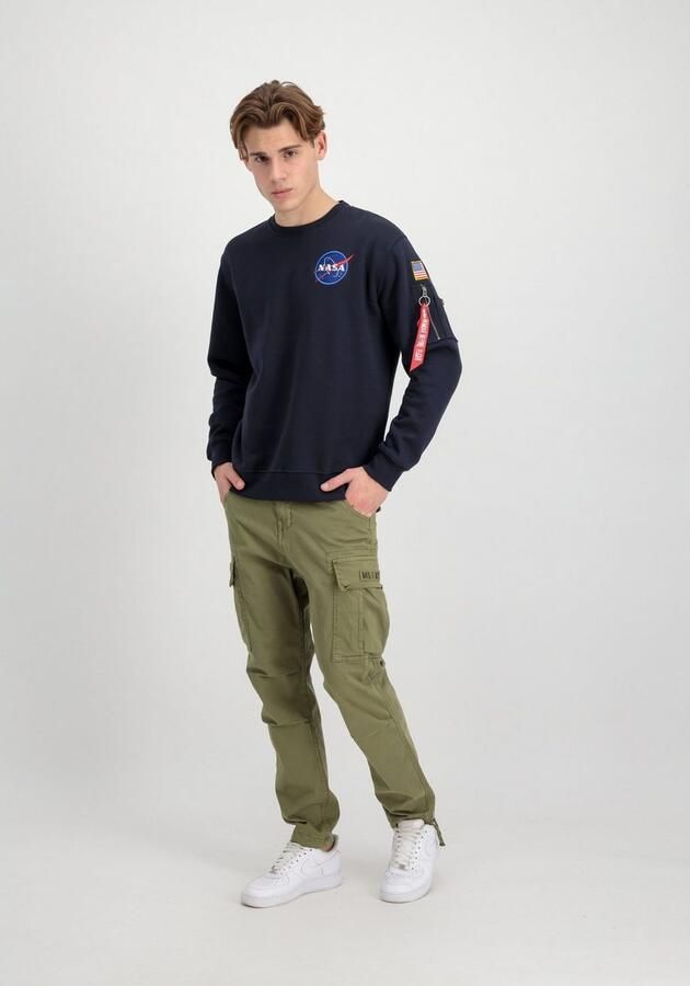 Alpha industries Blauwe Space Shuttle Crewneck Sweatshirt Blue Heren - Foto 7