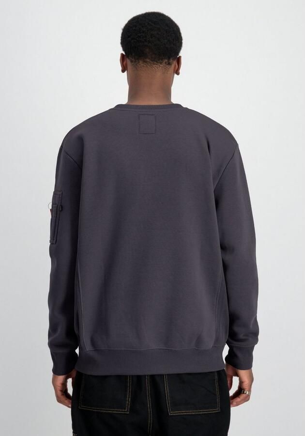 Alpha industries Sweatshirt met ronde hals en labelpatch - Foto 2