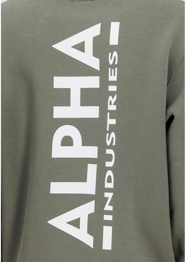 Alpha Industries Sweatshirt Back Print Crewneck