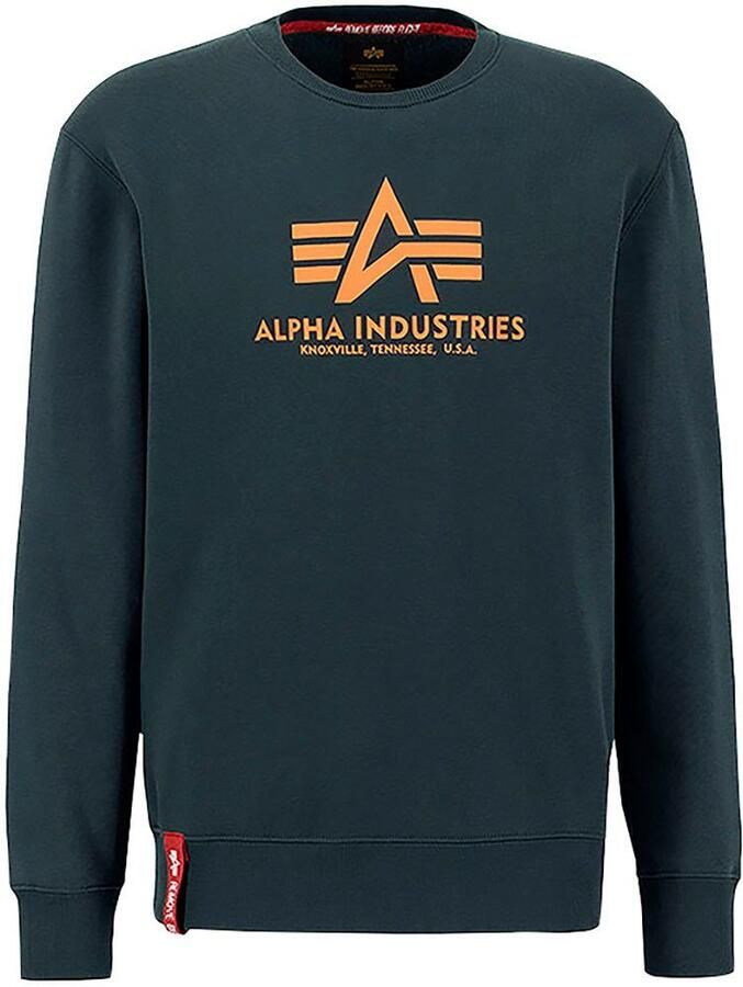 Alpha industries Sweatshirt met logoprint model 'BASIC SWEATER'
