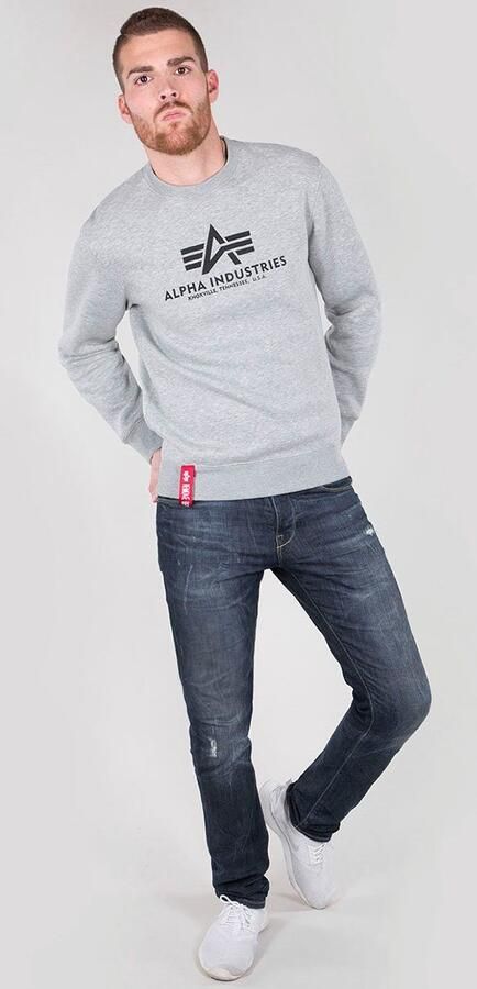 Alpha industries Basisblouse 178302 17 Grijs Heren - Foto 3