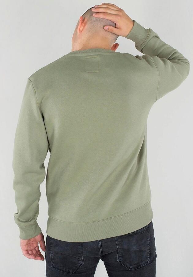Alpha industries 'BASIC SWEATER' met logoprint - Foto 2