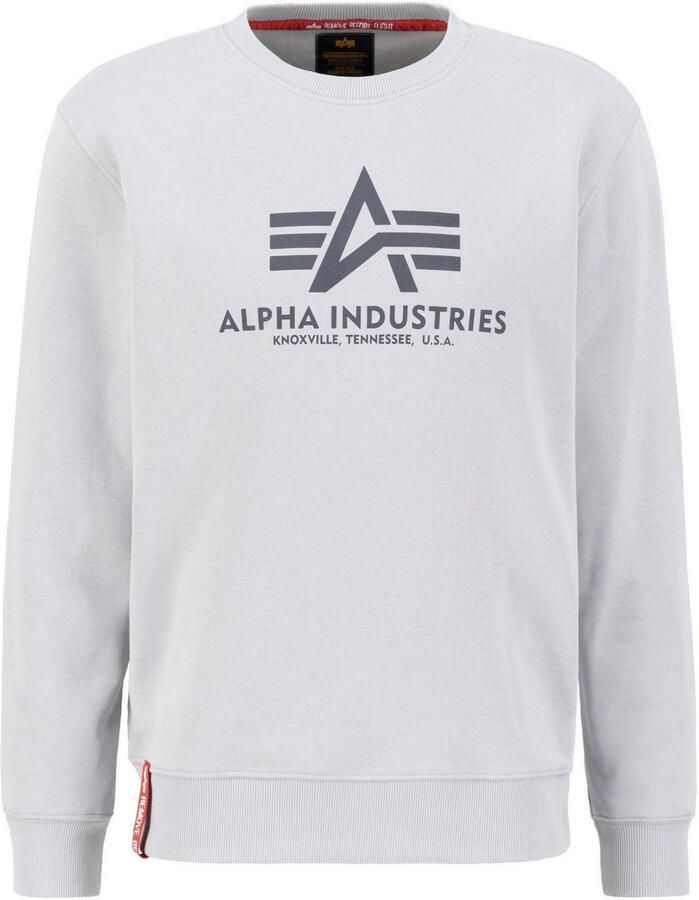 Alpha industries Sweatshirt met logoprint model 'BASIC SWEATER'