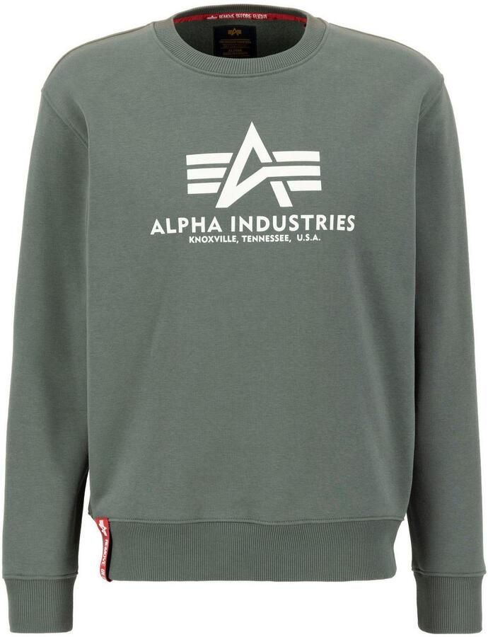 Alpha industries Sweatshirt met logoprint model 'BASIC SWEATER'