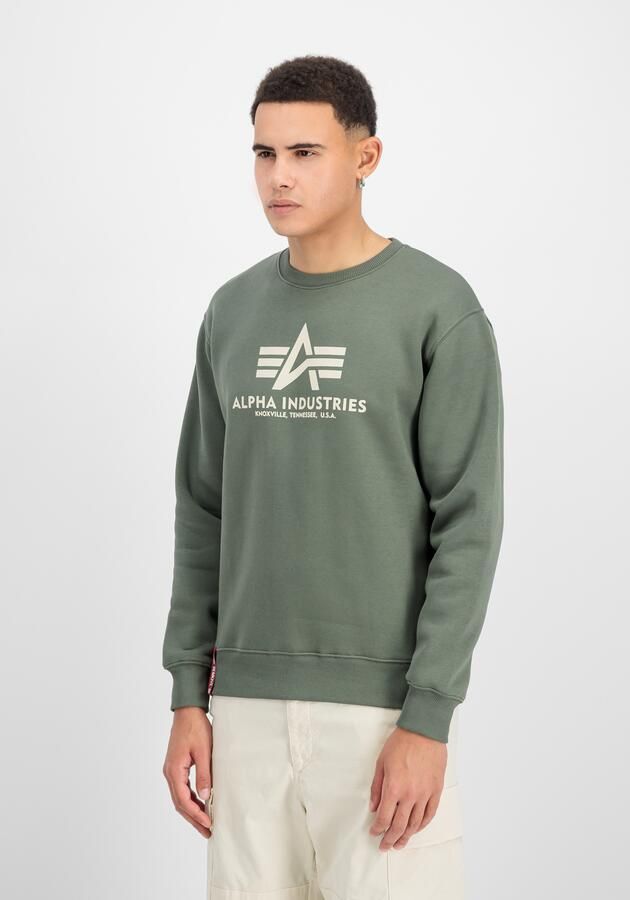 Alpha industries Sweatshirt met logoprint model 'BASIC SWEATER' - Foto 4