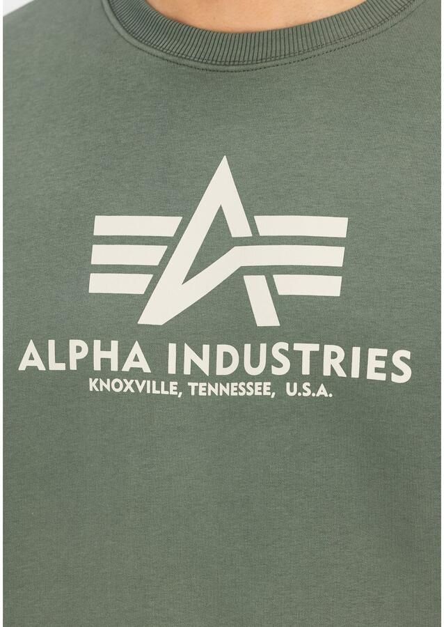 Alpha industries Sweatshirt met logoprint model 'BASIC SWEATER' - Foto 2