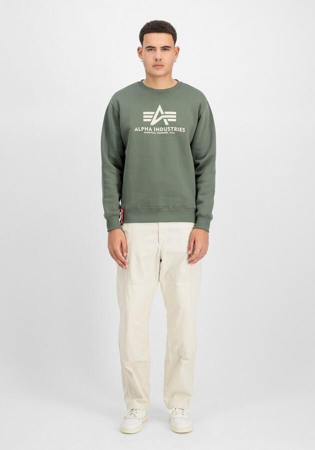 Alpha industries Sweatshirt met logoprint model 'BASIC SWEATER' - Foto 7