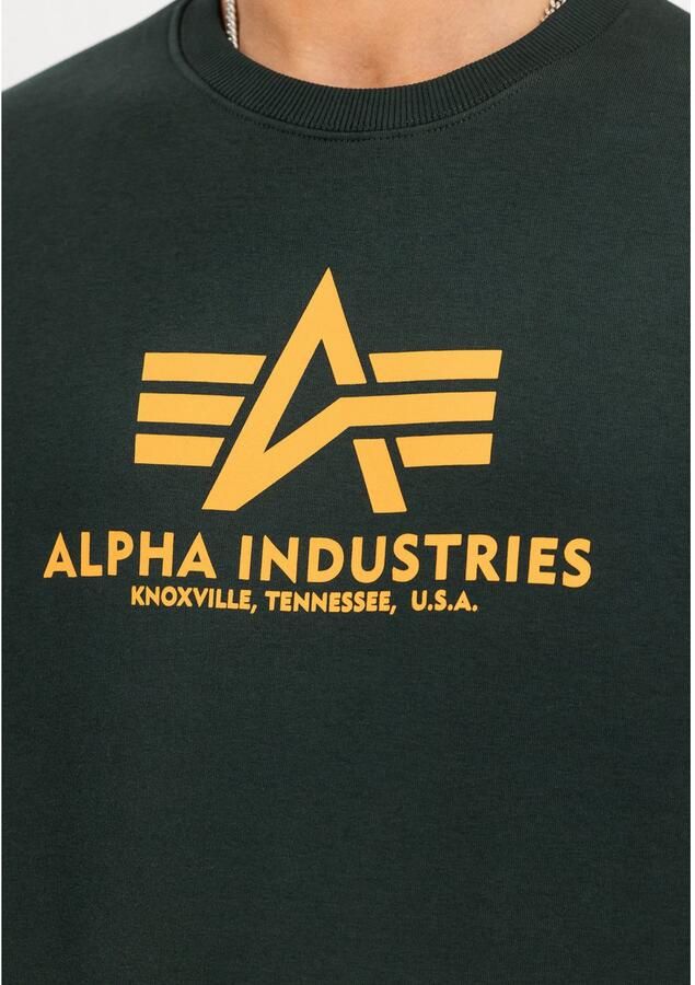 Alpha industries Sweatshirt met logoprint model 'BASIC SWEATER' - Foto 2