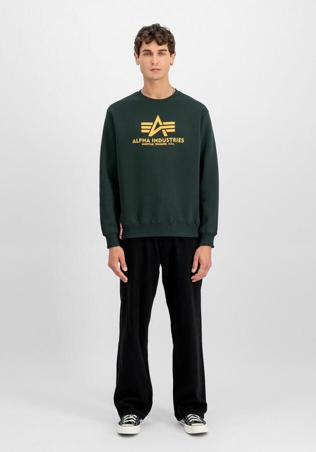 Alpha industries Sweatshirt met logoprint model 'BASIC SWEATER' - Foto 7