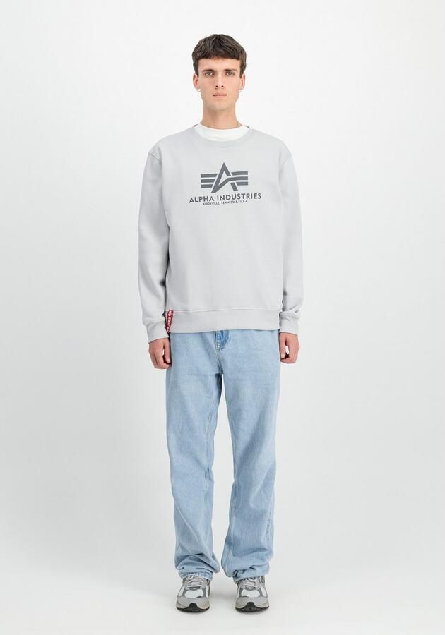 Alpha industries Sweatshirt met logoprint model 'BASIC SWEATER' - Foto 4