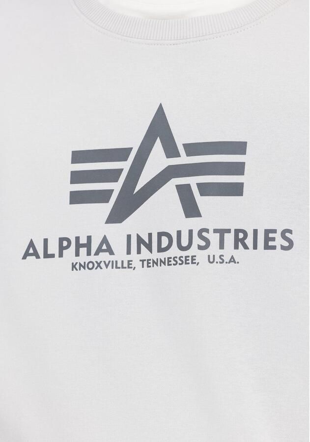 Alpha industries Sweatshirt met logoprint model 'BASIC SWEATER' - Foto 2