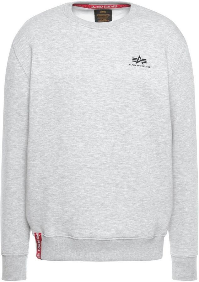 Alpha Industries Sweater Men Sweatshirts Basic Sweater Small Logo - Foto 2