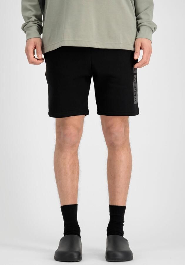 Alpha industries Sweatshorts met elastische band en tunnelkoord - Foto 2