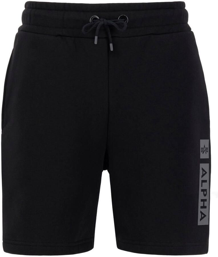Alpha industries Sweatshorts met elastische band en tunnelkoord