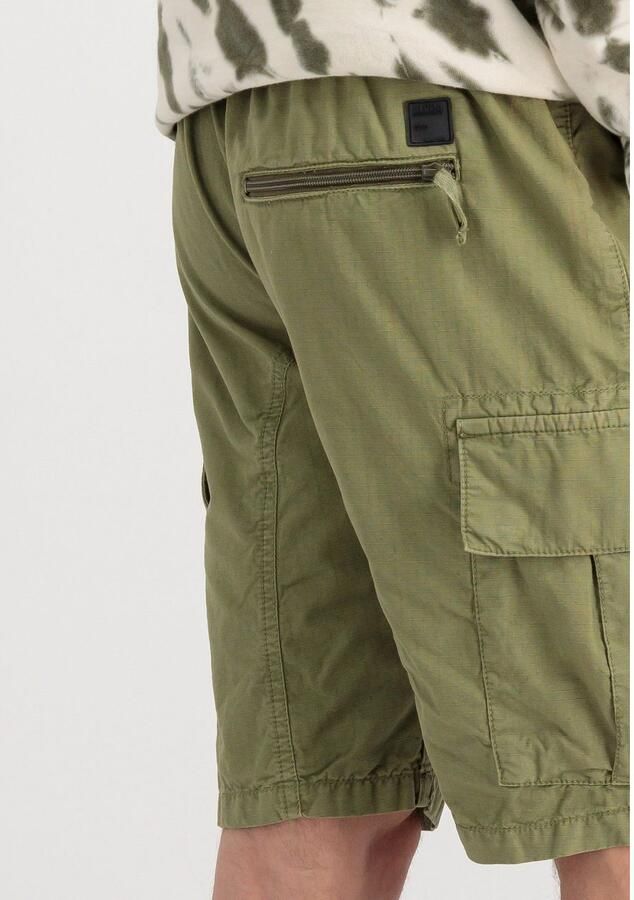 Alpha industries Bermuda van katoen met labeldetails model 'RIBSTOP'