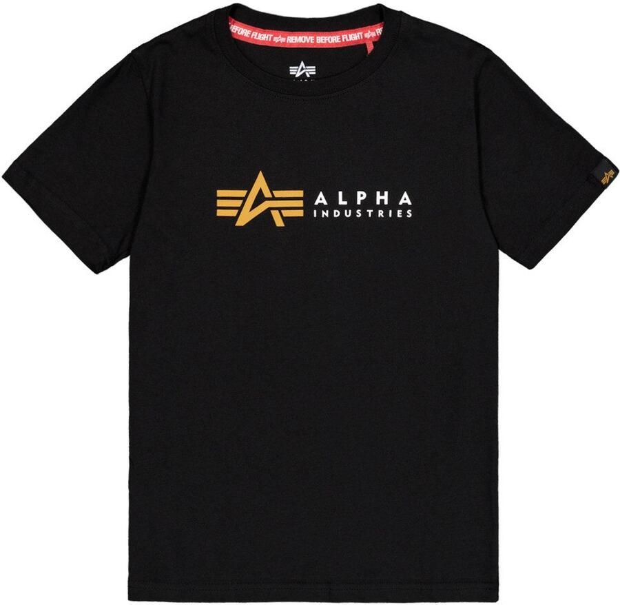 Alpha industries T-shirt met labelprint model 'Label' - Foto 4