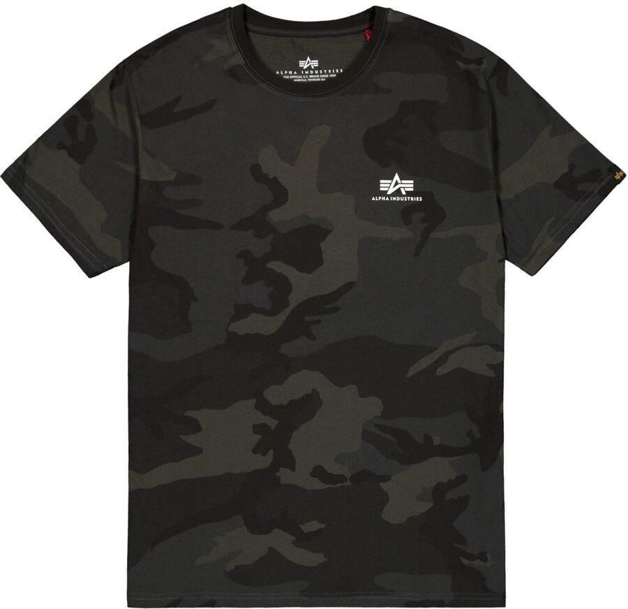 Alpha Industries Shirt met ronde hals Backprint T Camo - Foto 5