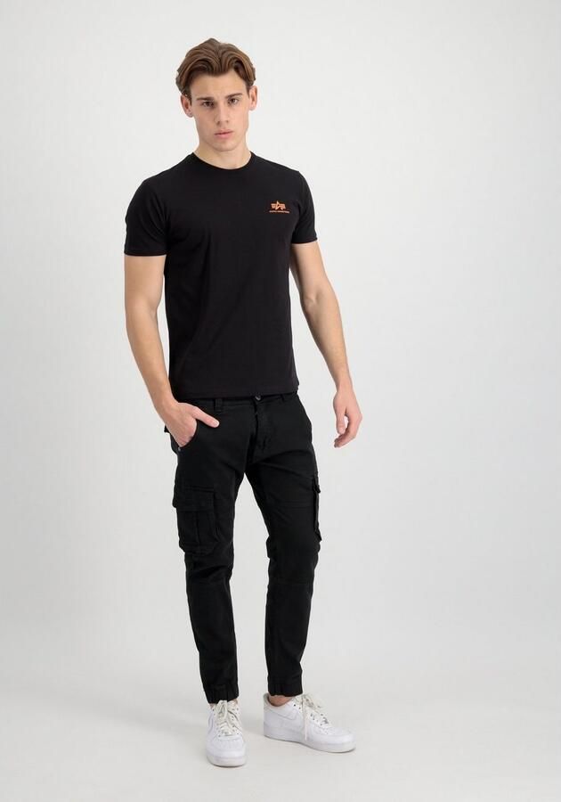 Alpha industries T-shirt reflecterend Backprint T Print Zwart Heren - Foto 3