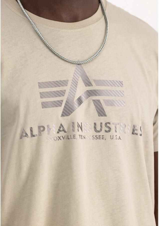 Alpha Industries T-shirt Basic T-Shirt BL Carbon - Foto 2