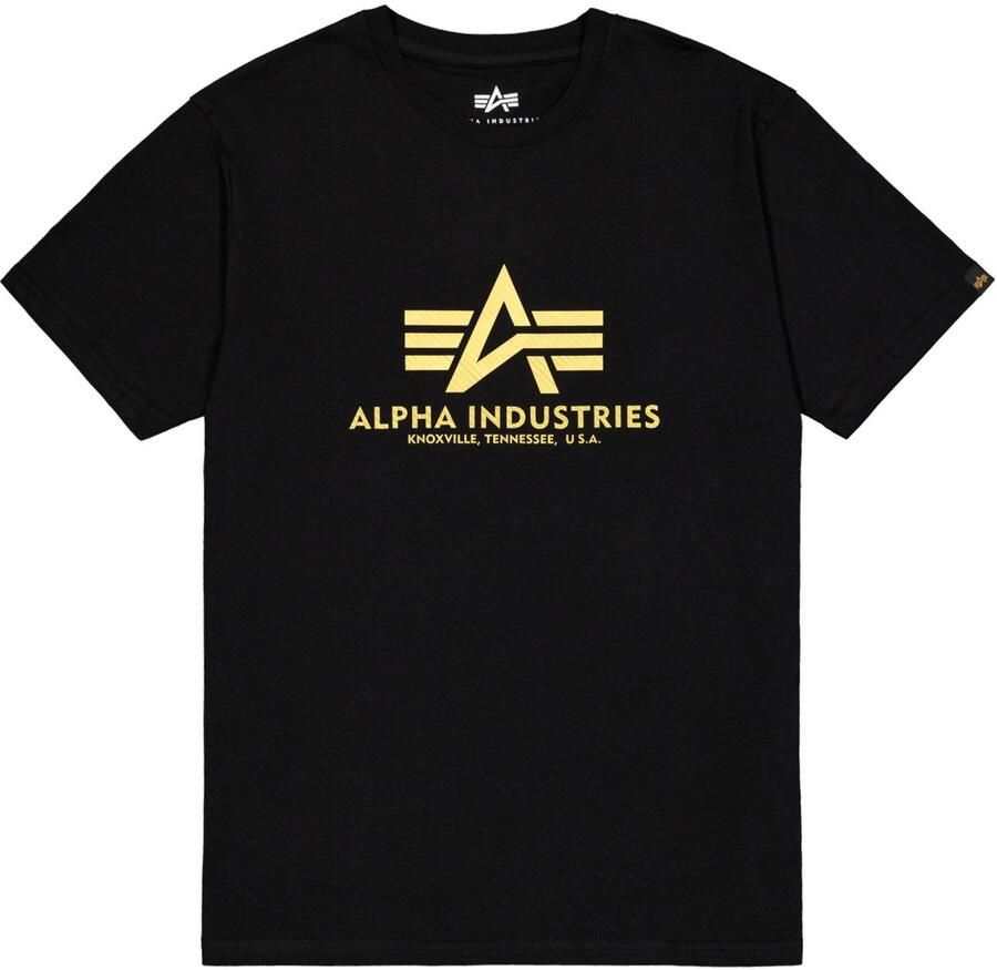 Alpha industries T-shirt met labelprint en ronde hals - Foto 9