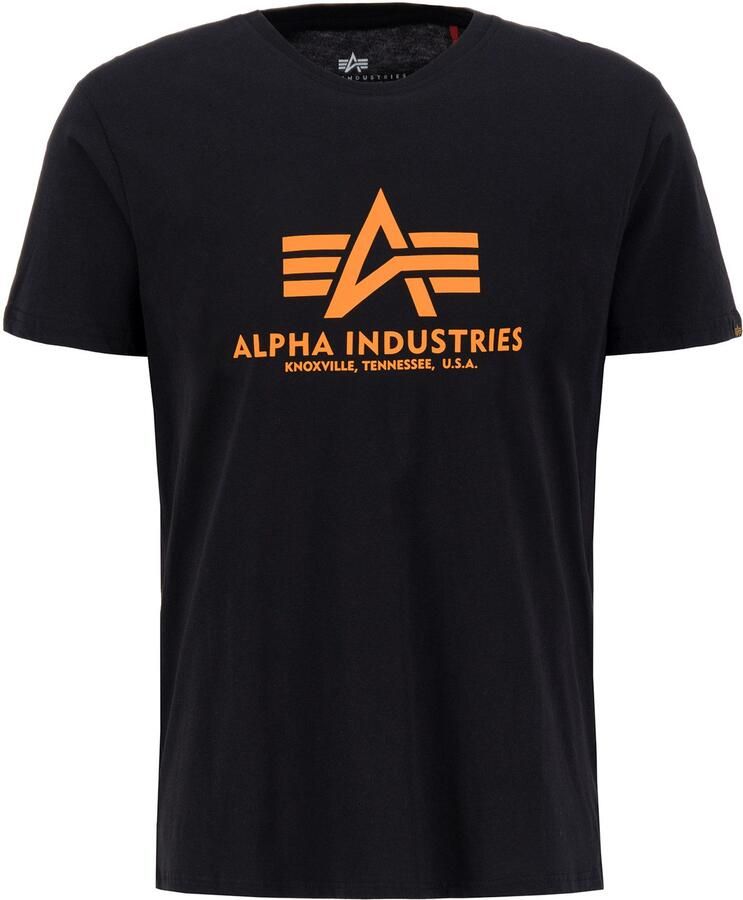 Alpha Industries T-shirt Basic T-Shirt BL Neon Print - Foto 4
