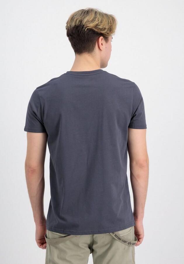 Alpha industries T-shirt met labelprint model 'Rainbow' - Foto 3