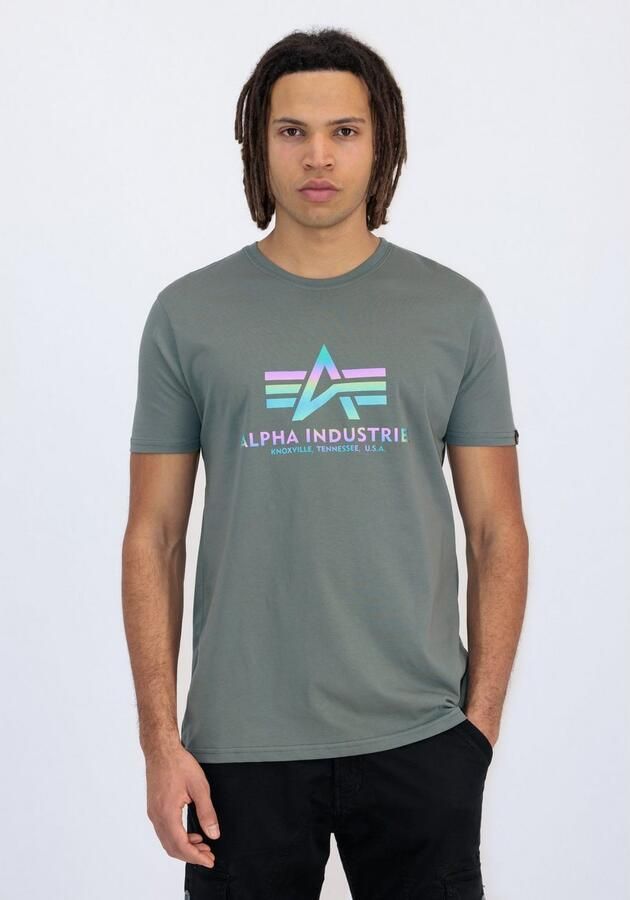 Alpha Industries T-shirt Basic T-Shirt BL Rainbow Ref.